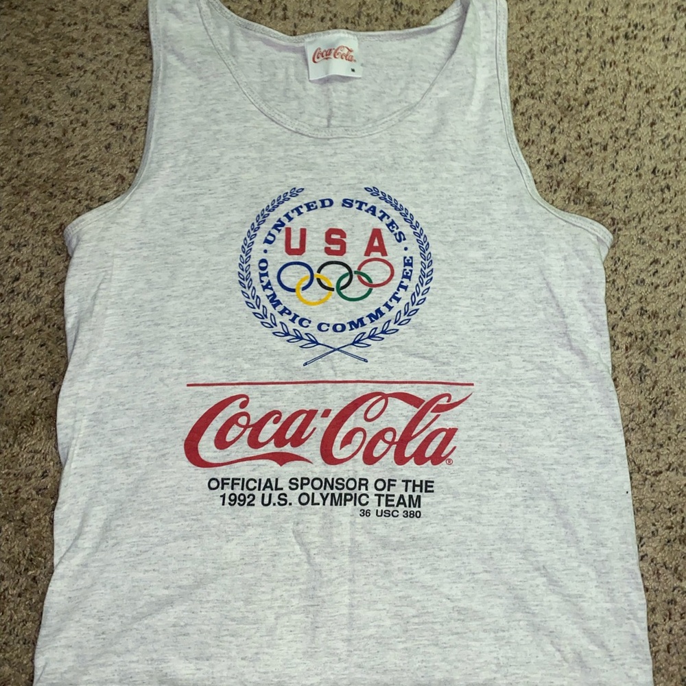 Coca-Cola Gray Shirt with Red Logo